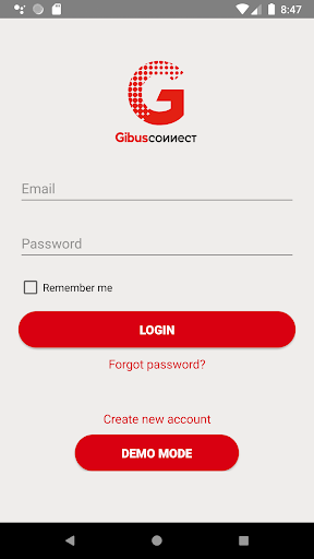 Gibus Connect Screen 2
