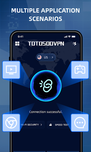 Android application TotosooVPN screenshort
