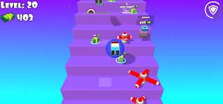 Pixel Man Heaven Run:Jump Game - Screenshot 2