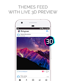 Live Wallpapers Parallax Hologram 4K HDのおすすめ画像2