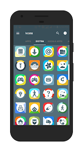 Ascio - Screenshot del pacchetto icone