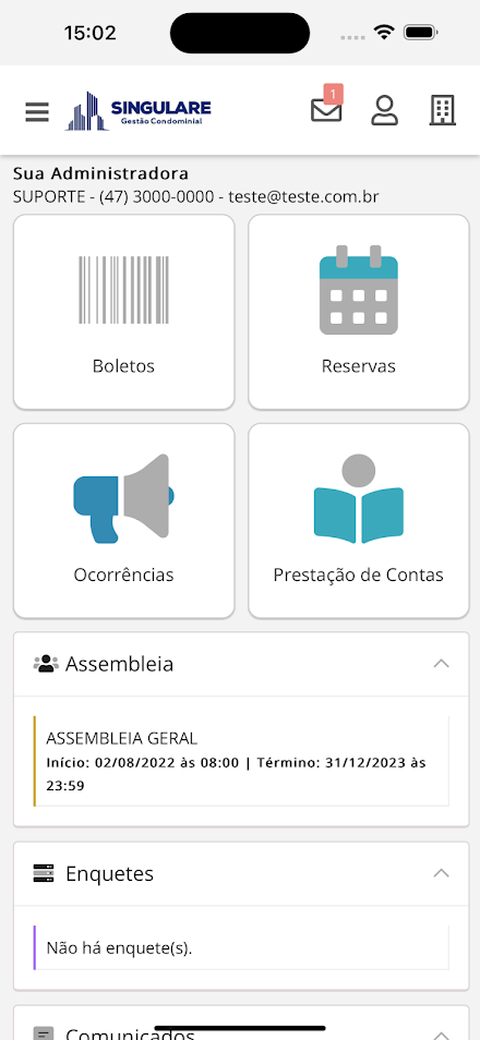 Singulare Administradora Screen 3