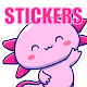 Stickers de axolotl