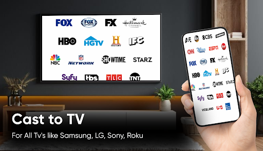 Android application Screen Mirroring & Cast to TV screenshort