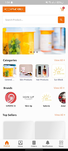 Android application Care Pharmacy screenshort