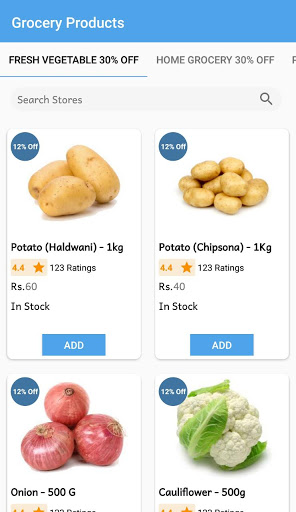 Android application Taazao-Food | Grocery screenshort