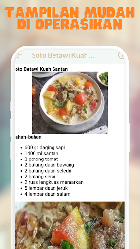 Android application 1000 Resep Masakan Nusantara screenshort