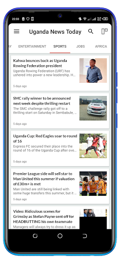 Uganda News Today Screen 2