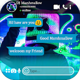 fake call and chat live from Marshmello Prank icon