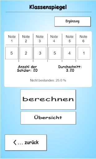 Klassenspiegel Rechner Screen 2