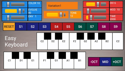 Android application Easy Keyboard Synth screenshort