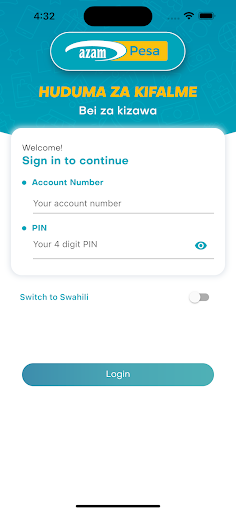 Android application AzamPesa Wakala screenshort