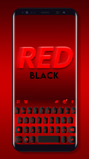 Android application Black Red Theme screenshort