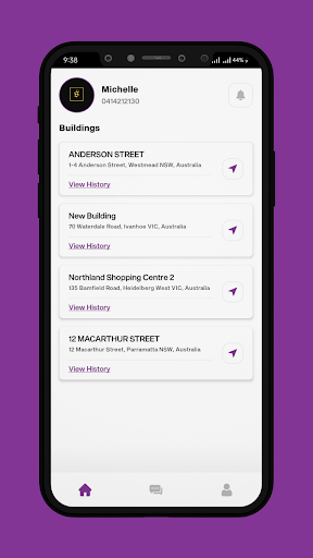 Android application Omas App screenshort