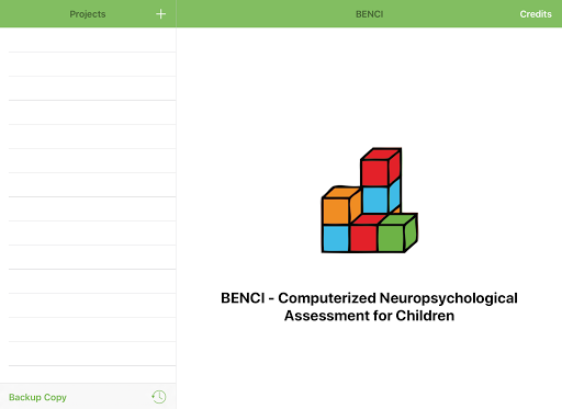 Android application Benci screenshort
