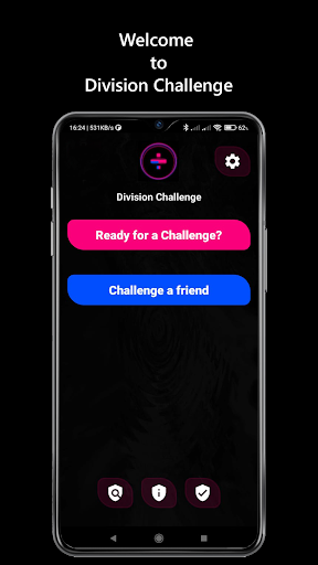 Android application Division Challenge screenshort