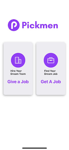 Pickmen - Job Search & Hiring Screen 2