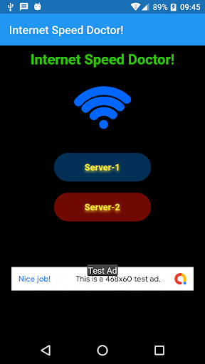 Internet Speed Doctor! Screen 2