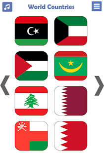 World Countries Flags Capitals Screenshot