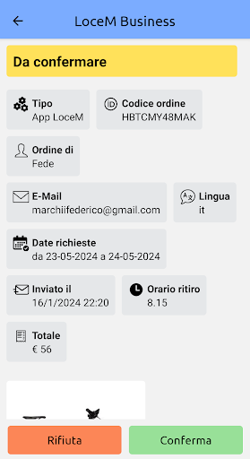Android application LoceM Business screenshort