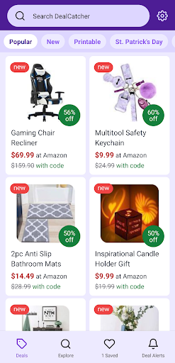 Android application DealCatcher: Coupons & Deals screenshort