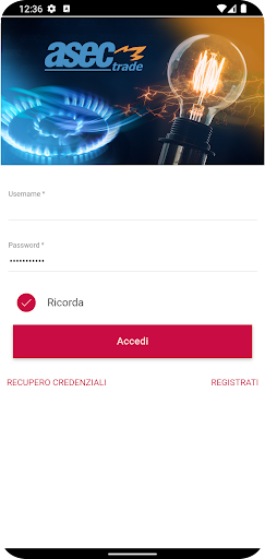 Android application ASEC TRADE screenshort