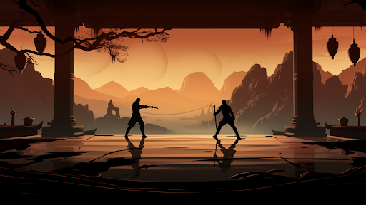 Android application Shadow Street - Fight Arena screenshort