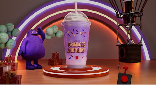 Grimace Shake Scary Monster