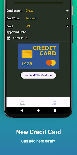 My Credit Card Story Screen 3
