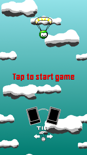 Android application Swing Parachute sky racing screenshort