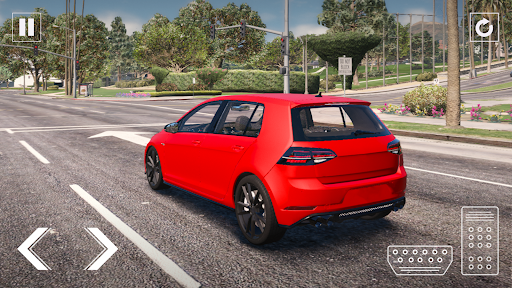 Sport Car Racing Golf R Ride Screen 2
