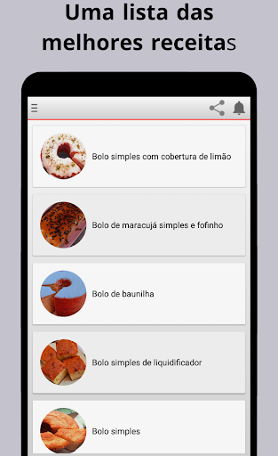 Receitas de Bolos Caseiros Screen 2