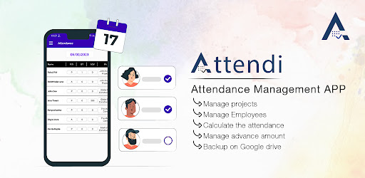 Android application Attendi screenshort