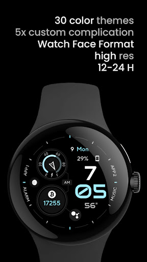 Dynamic PRO: Watch face Screen 2