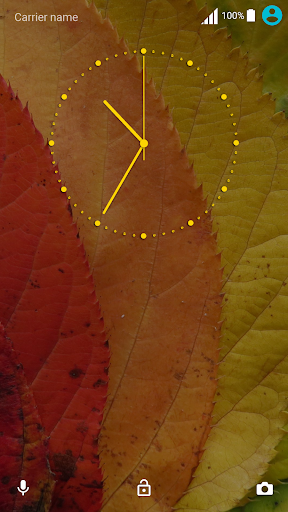 Autumn Timelapse Theme Screen 3