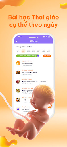 Android application MomEdu: Thai Kỳ, App Thai Giáo screenshort
