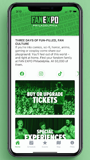 Android application FAN EXPO Philadelphia screenshort