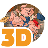 Три Роросенка 3D сказка icon