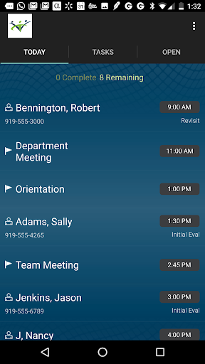 Android application Homecare Mobile Phone screenshort