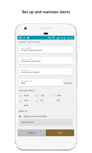 Coutts Crown Dependencies Mobi Screen 2
