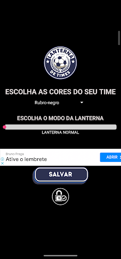 Android application Lanterna de Times screenshort