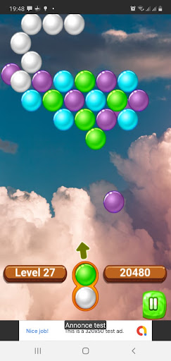 Android application Bubbly screenshort