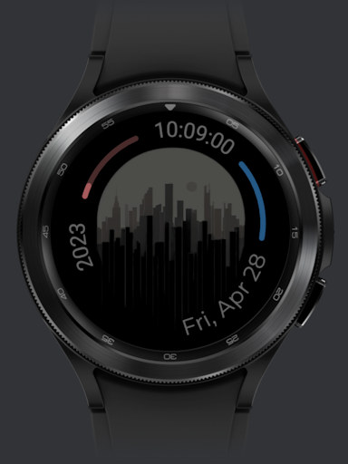 City Night Watch Face Screen 2