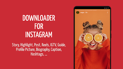 Android application Video downloader for Instagram screenshort
