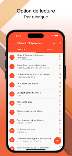 Chant Chorale & Groupe Screen 3