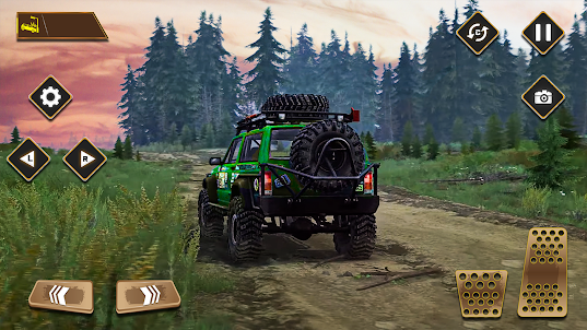 Mud Jeep Driving Games Offroad