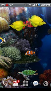 Aquarium Live Wallpaper Gratis Screenshot