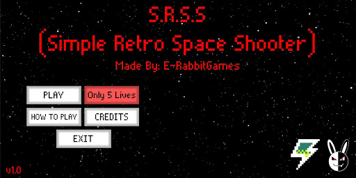 Simple Retro Space Shooter (SR Screen 2