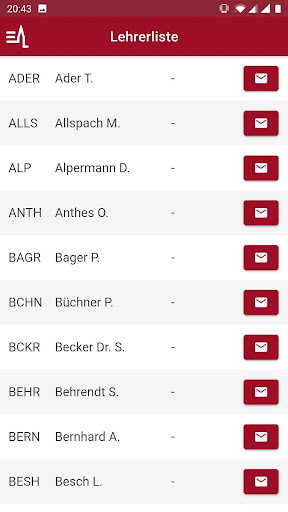 Gymnasium Oppenheim App Screen 3