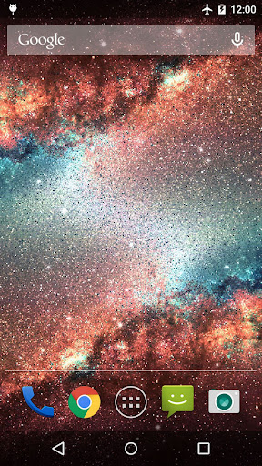 Android application Galaxy Dust Live Wallpaper screenshort